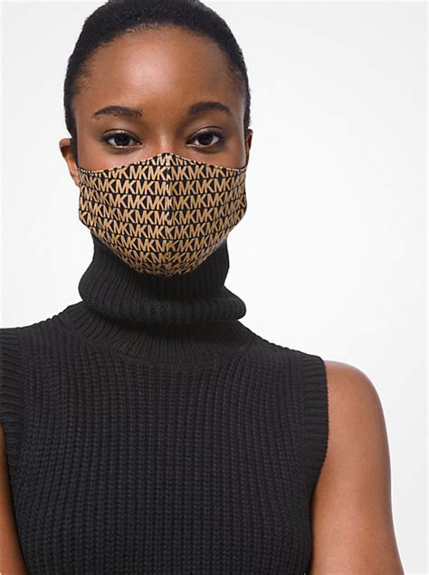 michael kors face covering|Logo Stretch Cotton Face Mask .